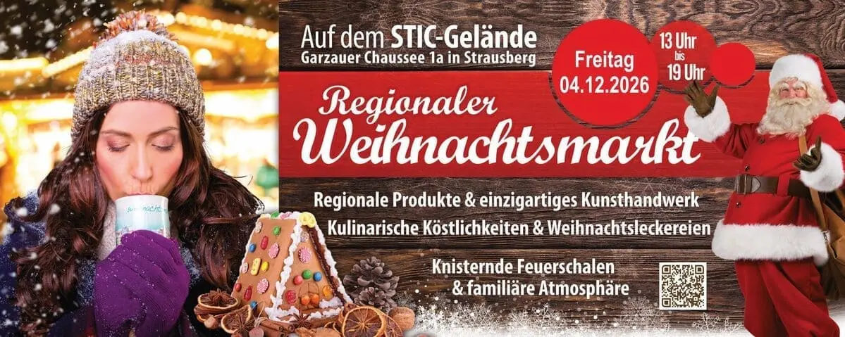 11. Regionaler Weihnachtsmarkt in Strausberg in Strausberg ansehen 11. Regionaler Weihnachtsmarkt in Strausberg in Strausberg ansehen