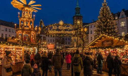 Alt-Rixdorfer Weihnachtsmarkt in Berlin ansehen