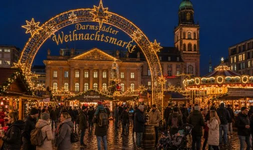 Darmst&auml;dter Weihnachtsmarkt:  in Darmstadt ansehen