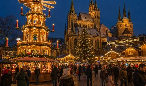 Erfurter Weihnachtsmarkt:  in Erfurt ansehen