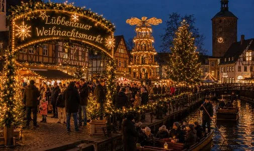 L&uuml;bbenauer Weihnachtsmarkt in L&uuml;bbenau/Spreewald ansehen