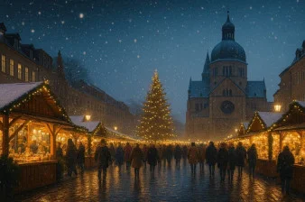 Quirinus Adventsmarkt Freithof in Neuss ansehen