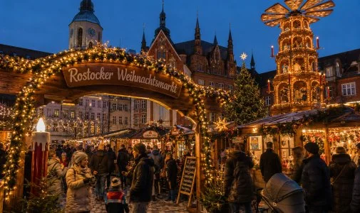 Rostocker Weihnachtsmarkt:  in Rostock ansehen