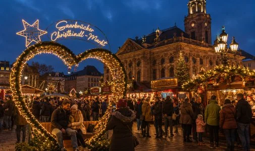 Saarbr&uuml;cker Christkindl-Markt:  in Saarbr&uuml;cken ansehen