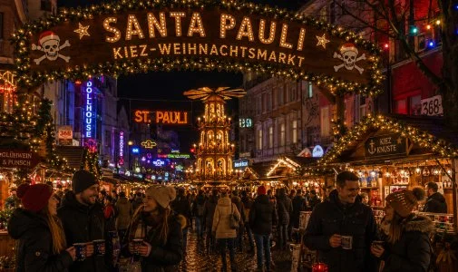 Sankt Pauli Santa Pauli - Kiez-Weihnachtsmarkt:  in Hamburg ansehen