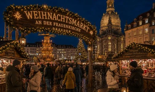 Weihnachtsmarkt an der Frauenkirche
