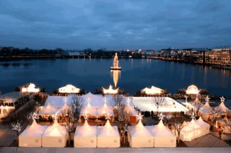 Wei&szlig;er Zauber Jungfernstieg:  in Hamburg ansehen