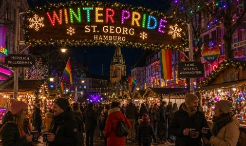 Winter Pride St. Georg in Hamburg ansehen