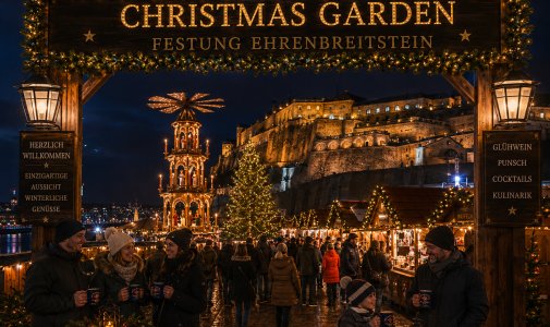 Christmas Garden Festung Ehrenbreitstein besuchen Christmas Garden Festung Ehrenbreitstein besuchen