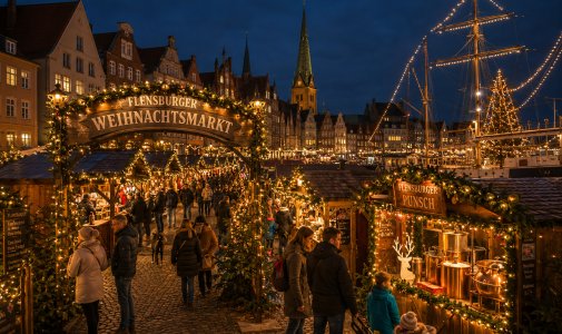 Flensburger Weihnachtsmarkt besuchen Flensburger Weihnachtsmarkt besuchen