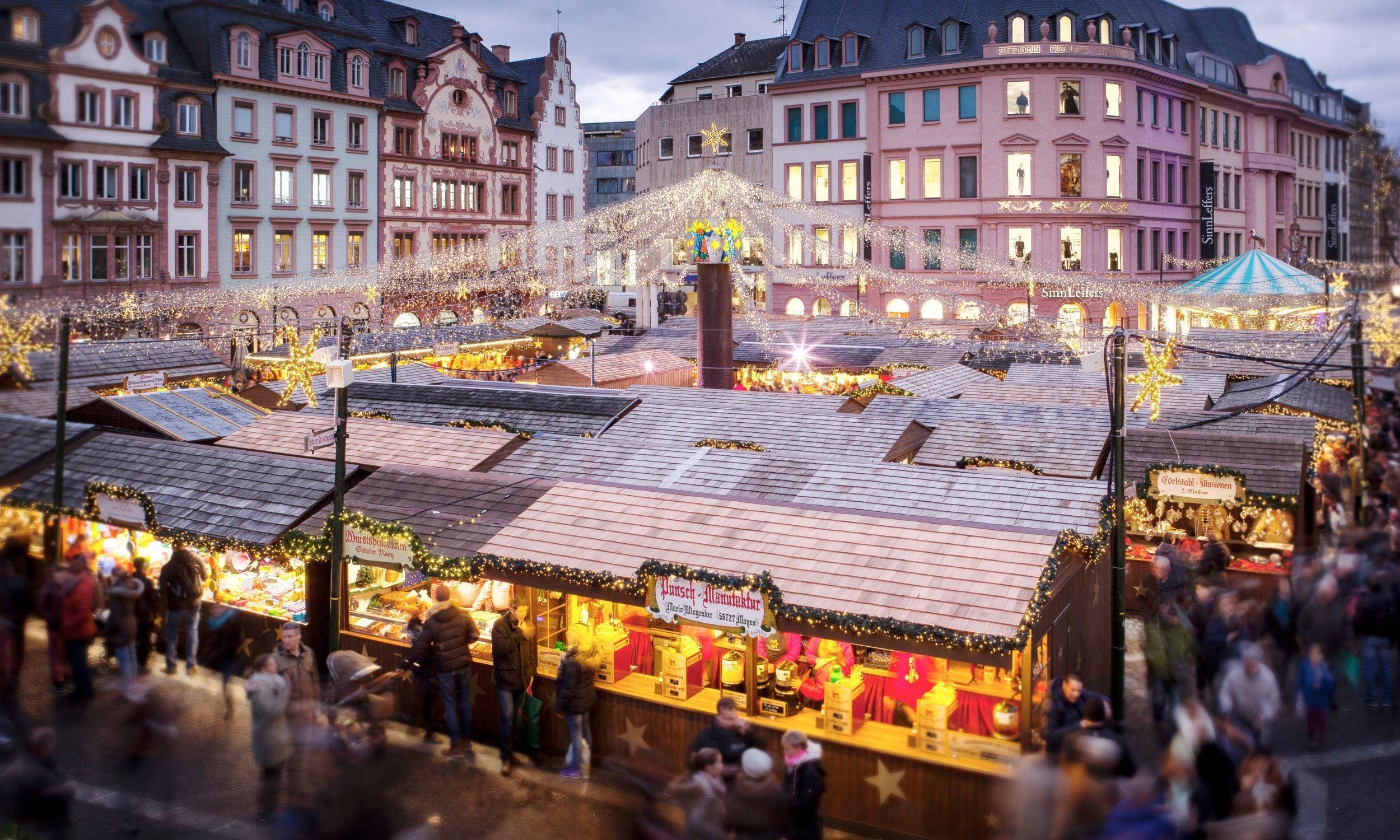 Historischer Weihnachtsmarkt Mainz besuchen