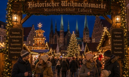 Historischer Weihnachtsmarkt Marienkirchhof besuchen Historischer Weihnachtsmarkt Marienkirchhof besuchen