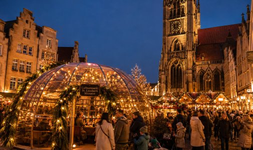 Lichtermarkt St. Lamberti besuchen Lichtermarkt St. Lamberti besuchen