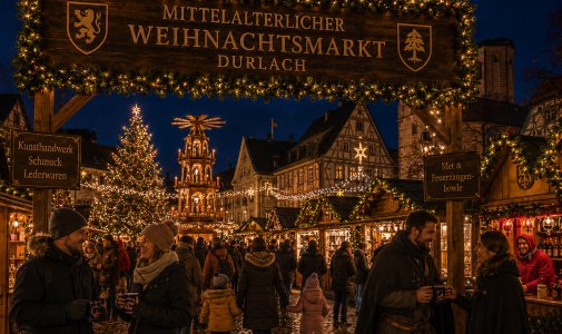 Mittelalterlicher Weihnachtsmarkt Durlach besuchen Mittelalterlicher Weihnachtsmarkt Durlach besuchen