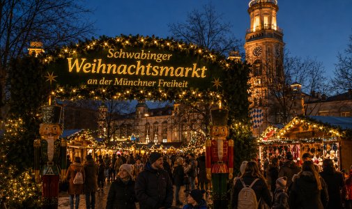 Münchener Freiheit Schwabinger Weihnachtsmarkt besuchen Münchener Freiheit Schwabinger Weihnachtsmarkt besuchen