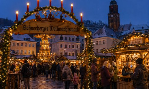 Schneeberger Weihnachtsmarkt besuchen Schneeberger Weihnachtsmarkt besuchen